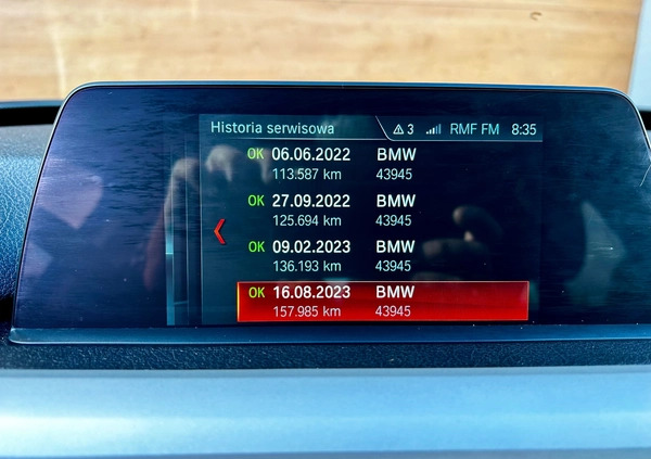 BMW 3GT cena 80999 przebieg: 168000, rok produkcji 2019 z Warszawa małe 781